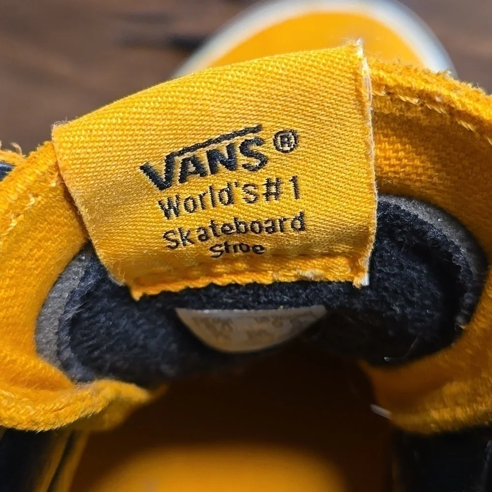Vans yellow high